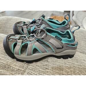 Keen Women's Whisper Sport Sandal Dark Shadow Teal Size 5